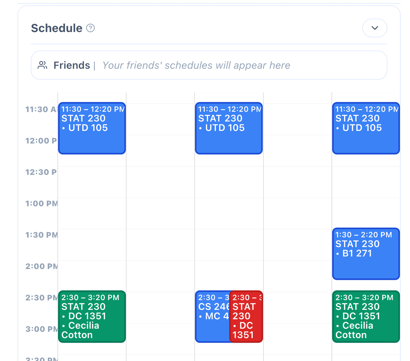 Step 3: Check Swap Conflicts and Valid Options